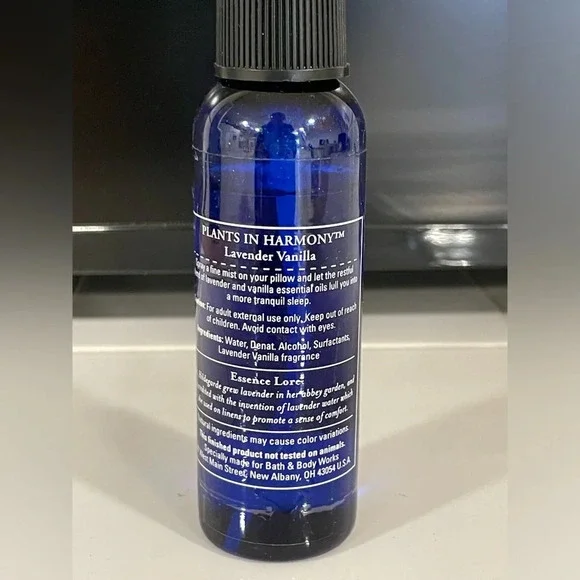 Bath and Bodyworks aromatherapy lavender vanilla pillow mist travel size calm - Picture 4 of 4